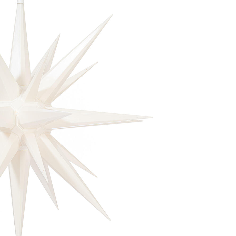 Vickerman Deluxe LED White Moravian Star Tree Topper