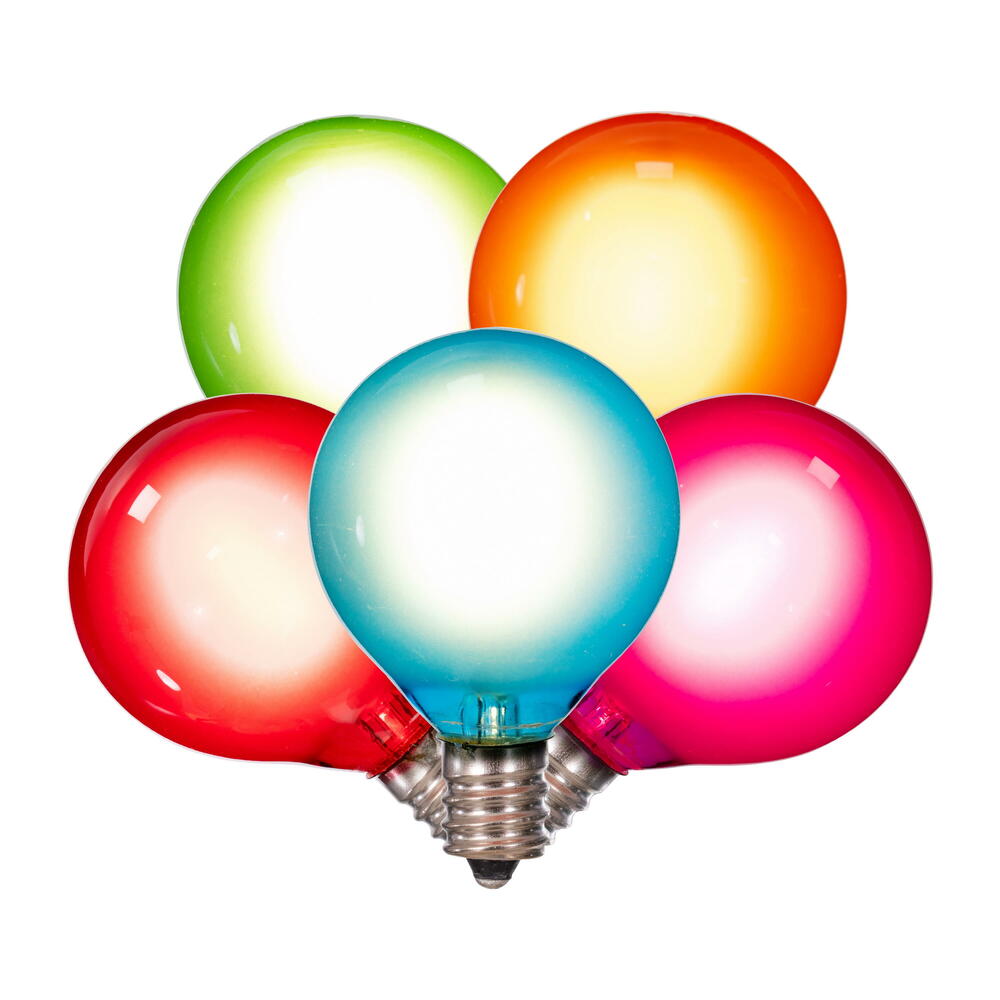 Vickerman 18Lt LED Glass G40-E12 Filament End-Connecting Set 