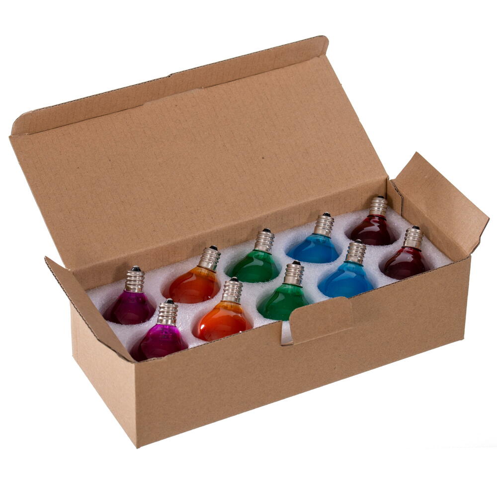 Vickerman LED G40-E12 Filament Glass Bulbs 10/Box