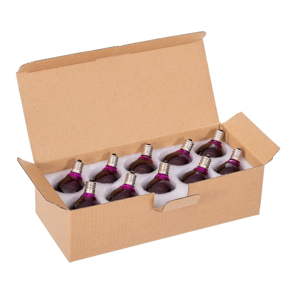 Vickerman LED G40-E12 Filament Glass Bulbs 10/Box