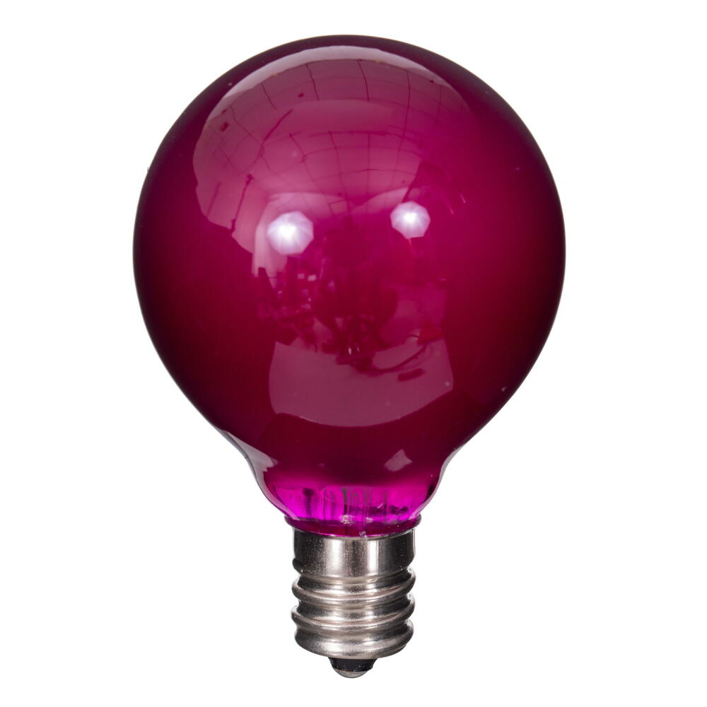 Vickerman LED G40-E12 Filament Glass Bulbs 10/Box
