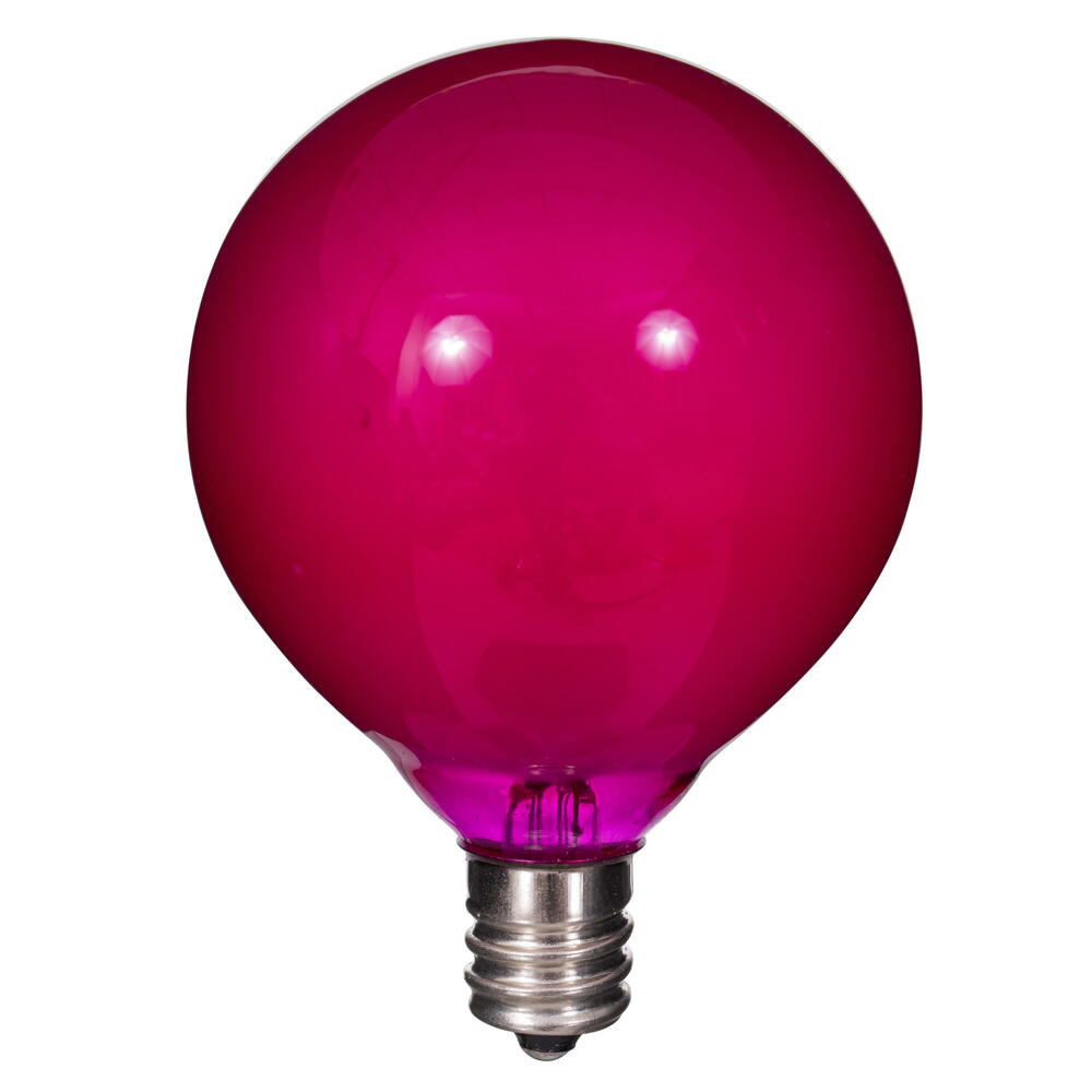Vickerman LED G50-E12 Filament Glass Bulbs 10/Box