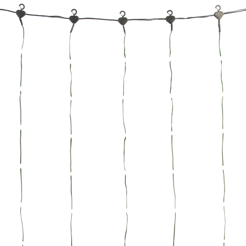 Vickerman 10' X 10' Remote Controlled LED Curtain End-Connecting Light Set 