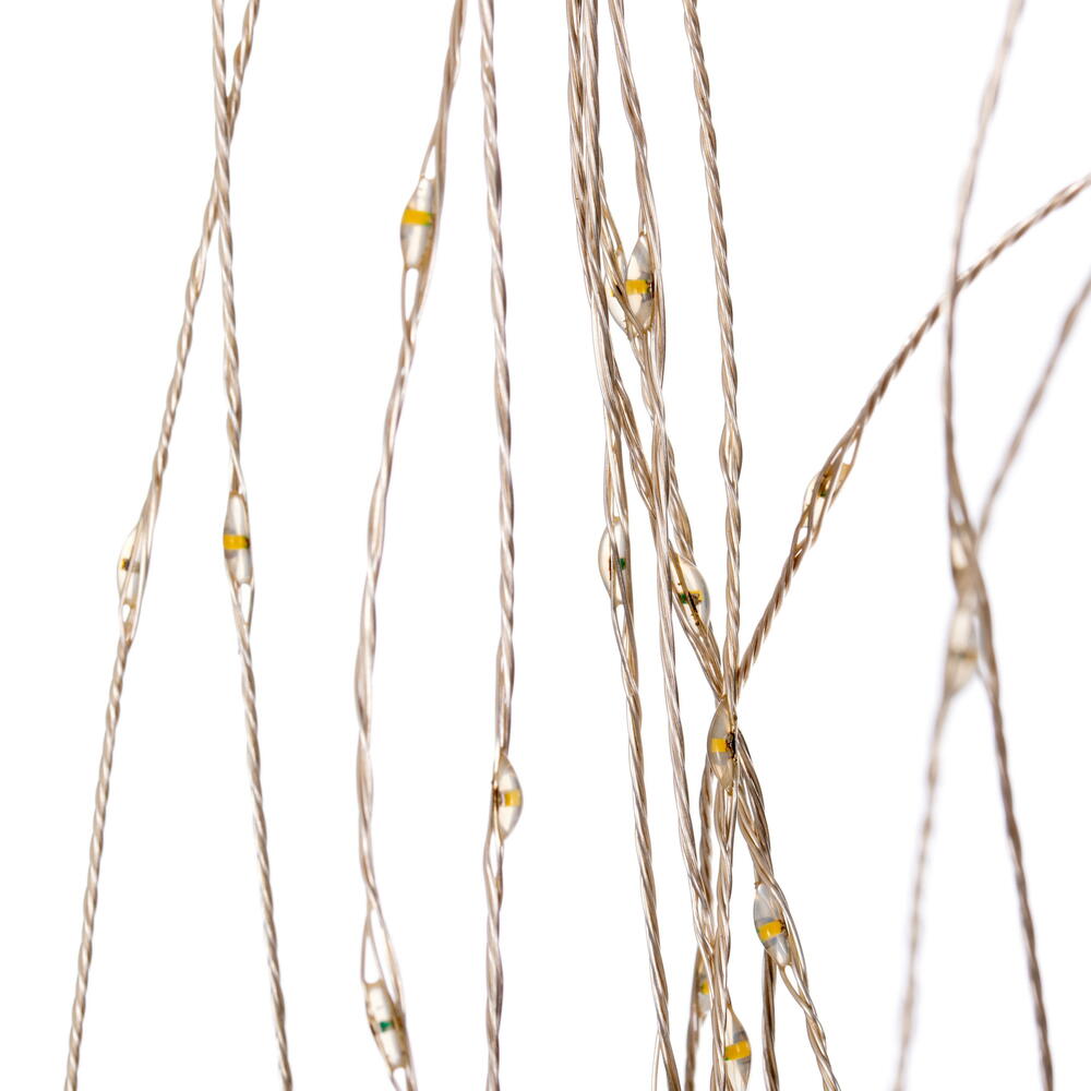 59" Silver LED Branch 225Lts Warm White