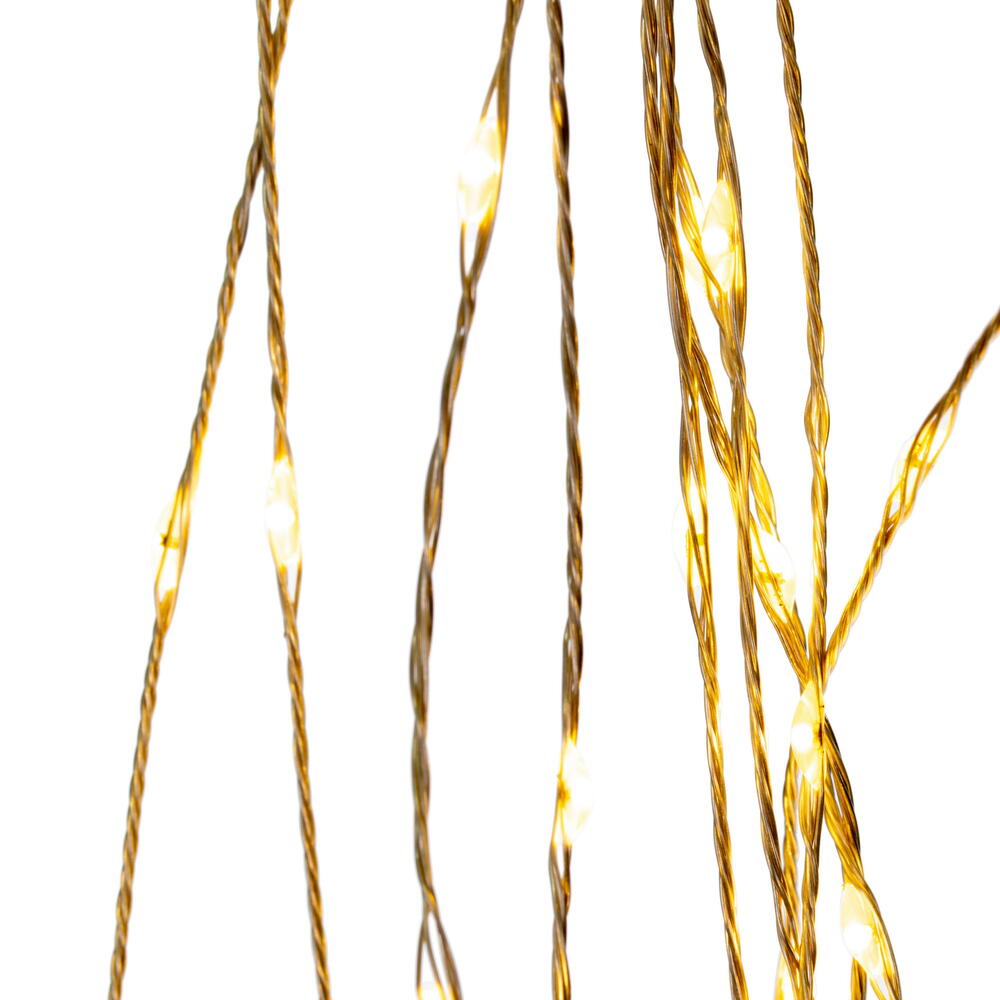 59" Silver LED Branch 225Lts Warm White