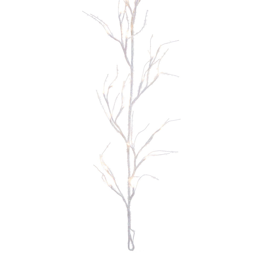 Vickerman 6' Icy Sugar Glitter Twig Garland