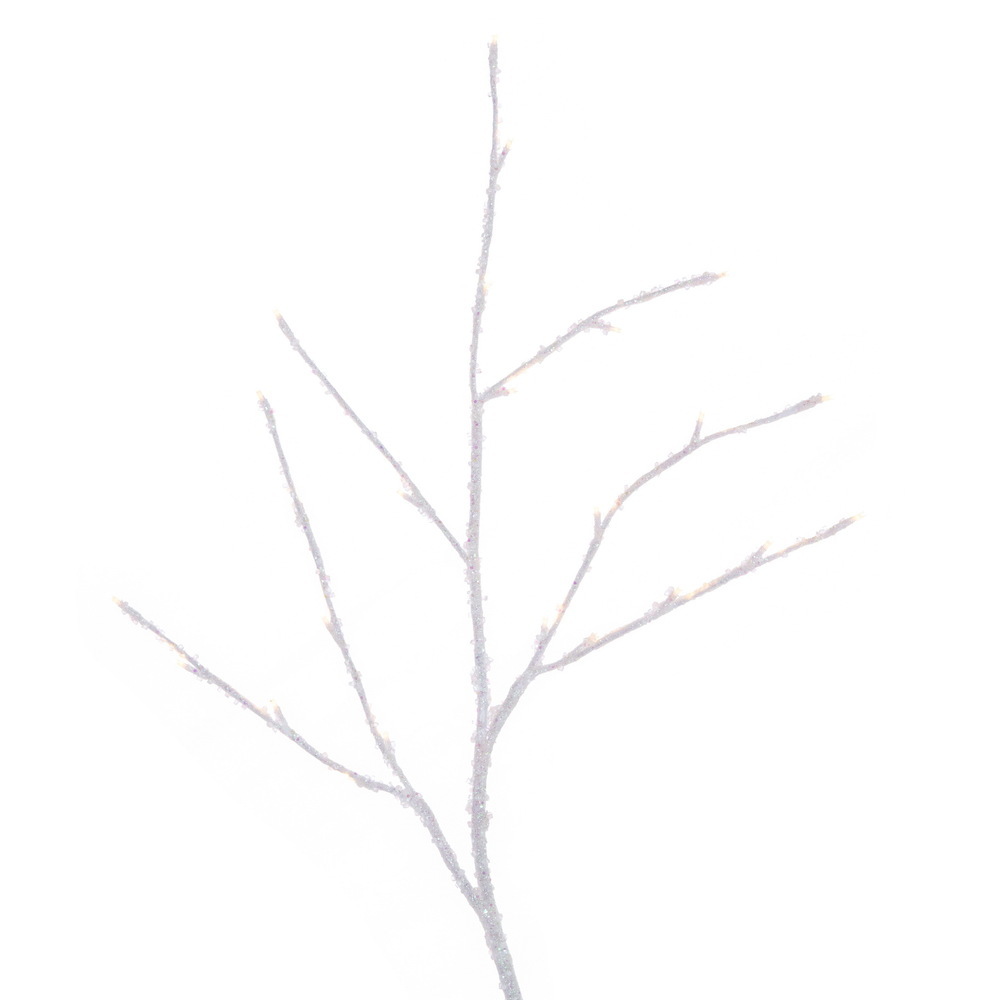 Vickerman White Icy Twig Tree LED Outdoor WW