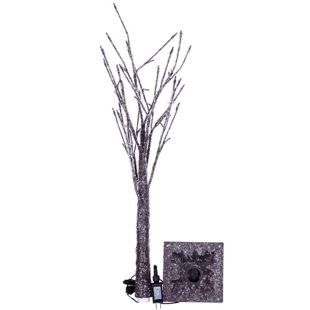 Vickerman Brown Icy Twig Tree LED Outdoor WW