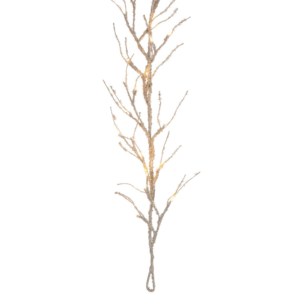 Vickerman 6' Icy Sugar Glitter Twig Garland