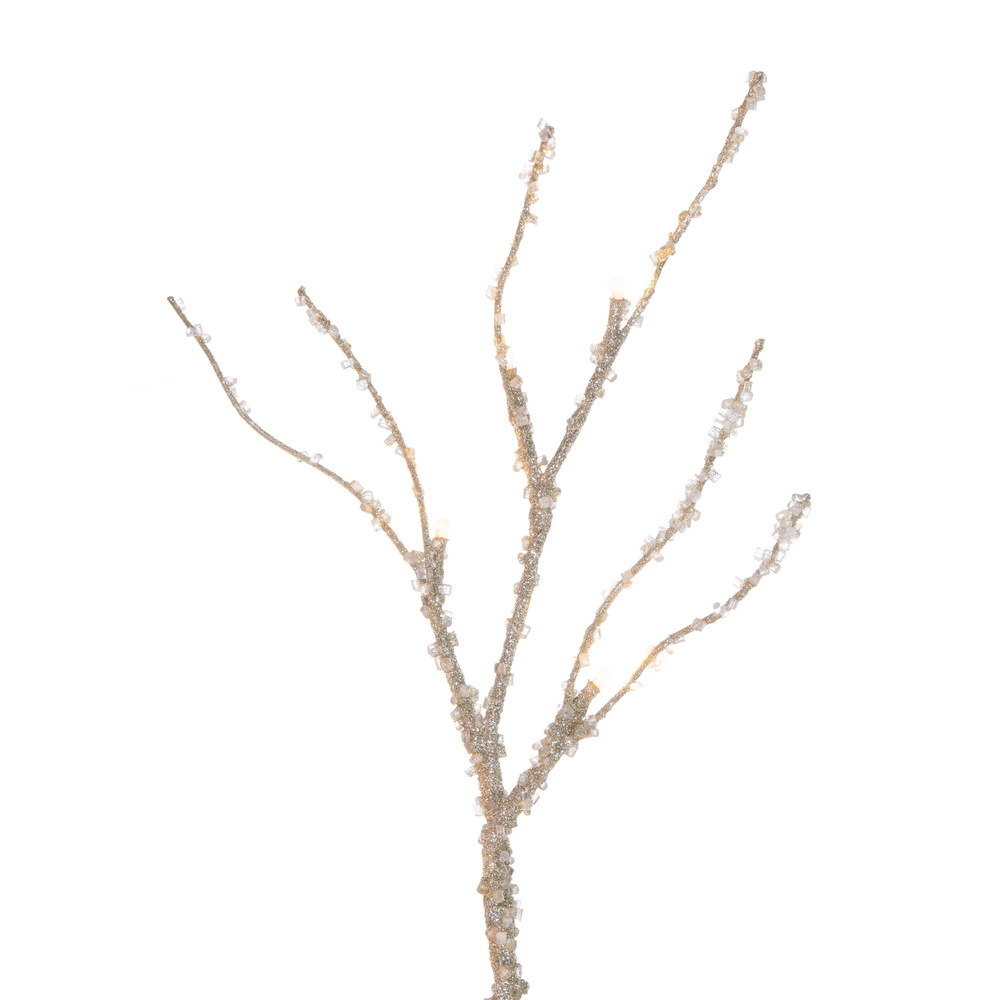 Vickerman 6' Icy Sugar Glitter Twig Garland
