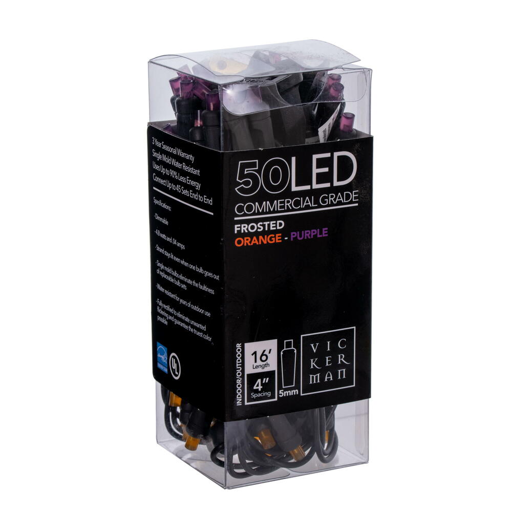 Vickerman 50 Wide Angle Single Mold End-Connecting LED Light Set