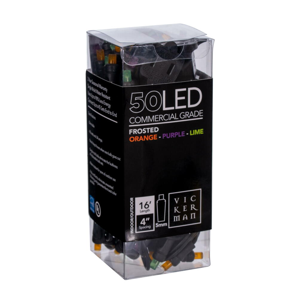 Vickerman 50 Wide Angle Single Mold End-Connecting LED Light Set