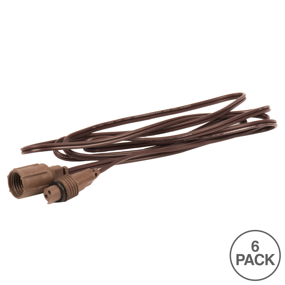 Vickerman Brown Wire Coaxial Extension Cord.