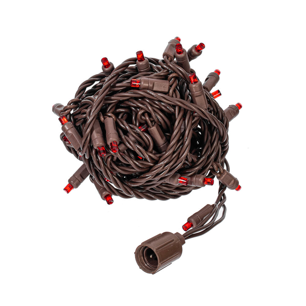 Vickerman Single Mold Wide Angle LED Christmas Light Set, Wire Poly Bag