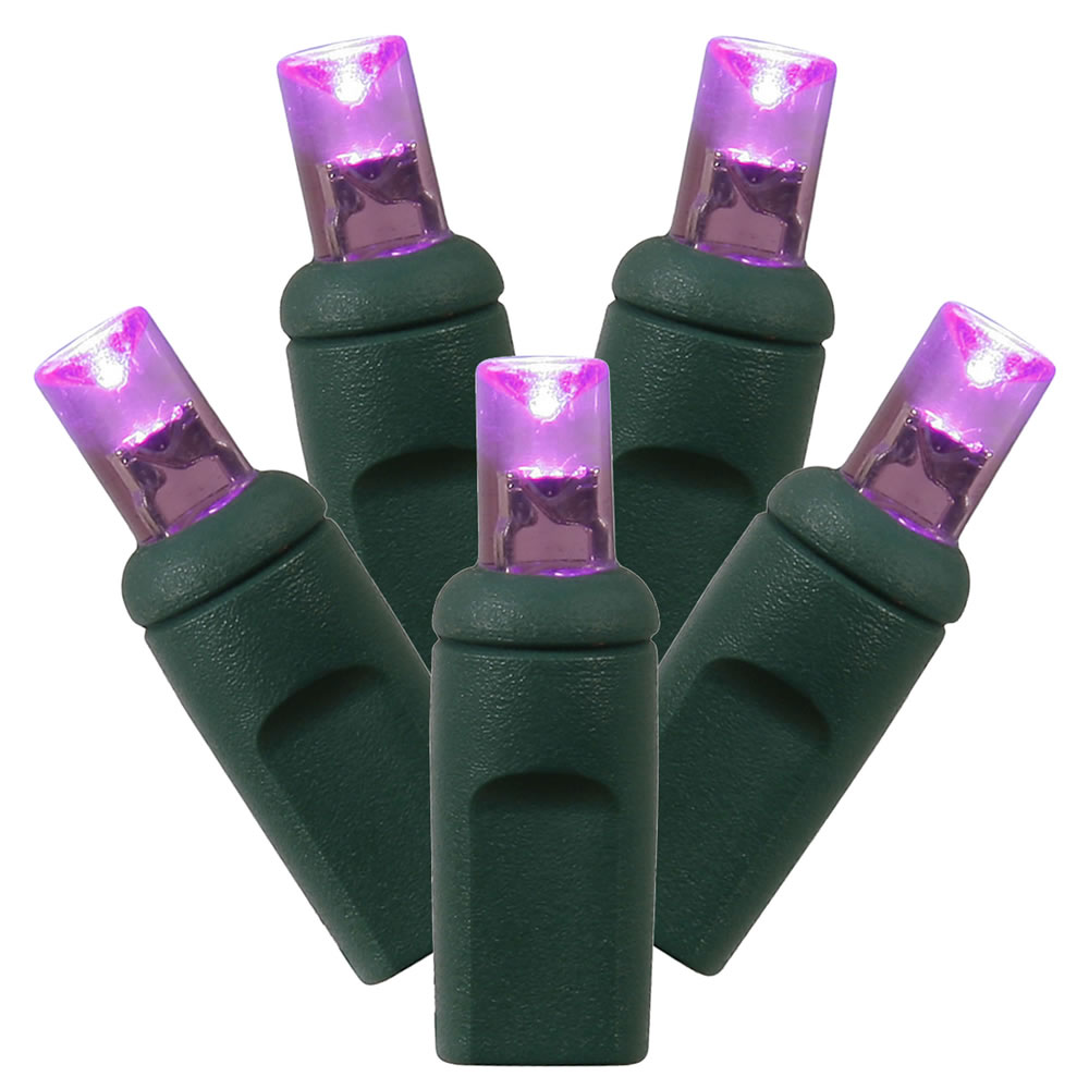 Vickerman Single Mold Wide Angle LED Christmas light set 6"x35'L