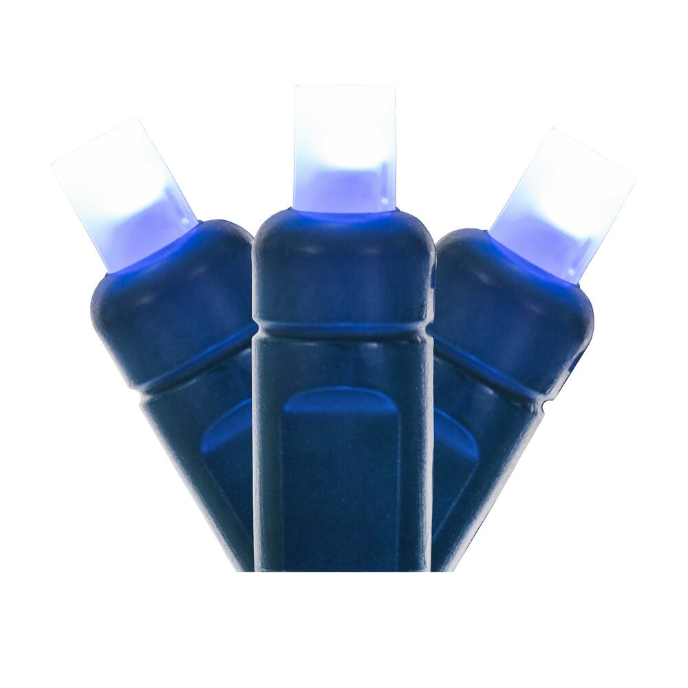 Vickerman Frosted Wide Angle Single Mold End-Connecting LED Light Set