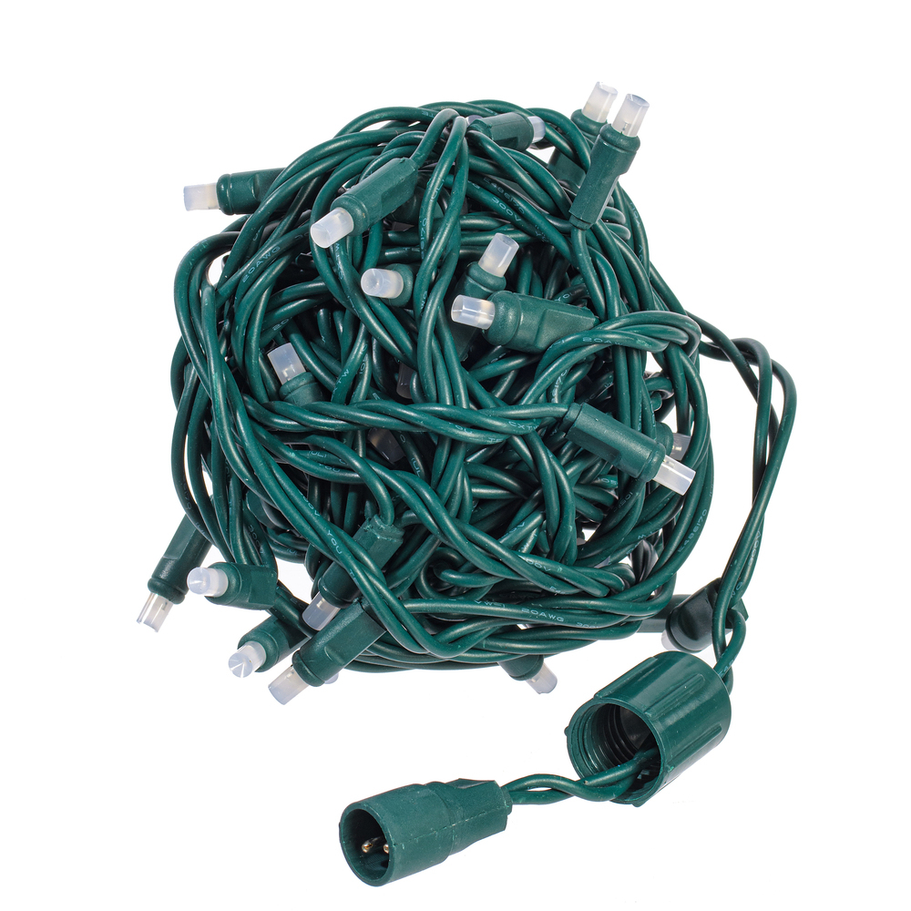 Vickerman RGB Coaxial Wide Angle LED Light Set on Green Wire