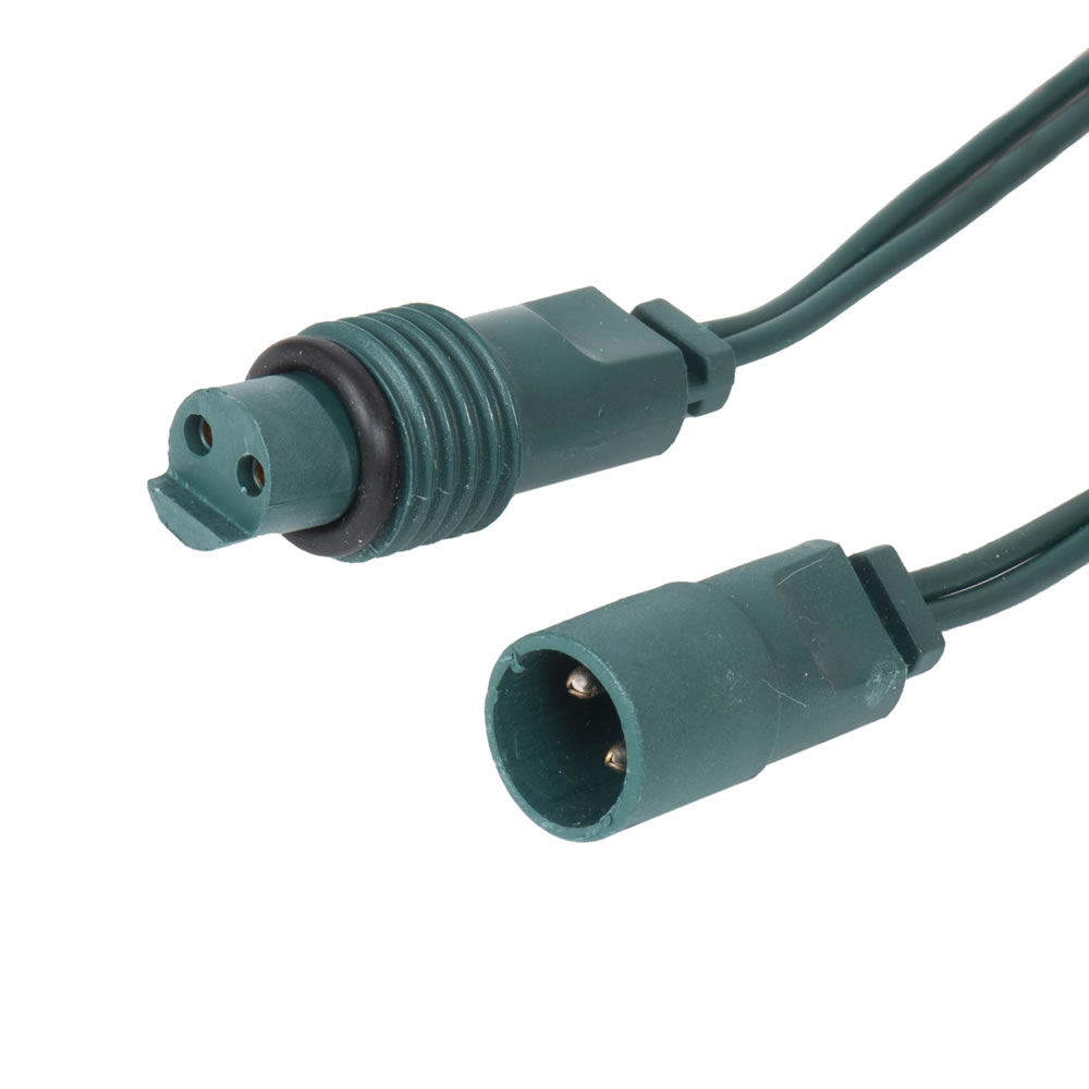 Vickerman RGB Coaxial Wide Angle LED Light Set on Green Wire