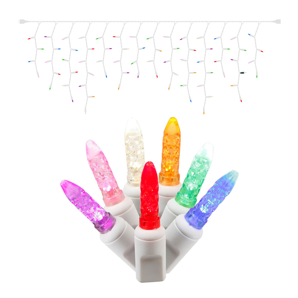 Vickerman Single Mold M5 Icicle Christmas light set