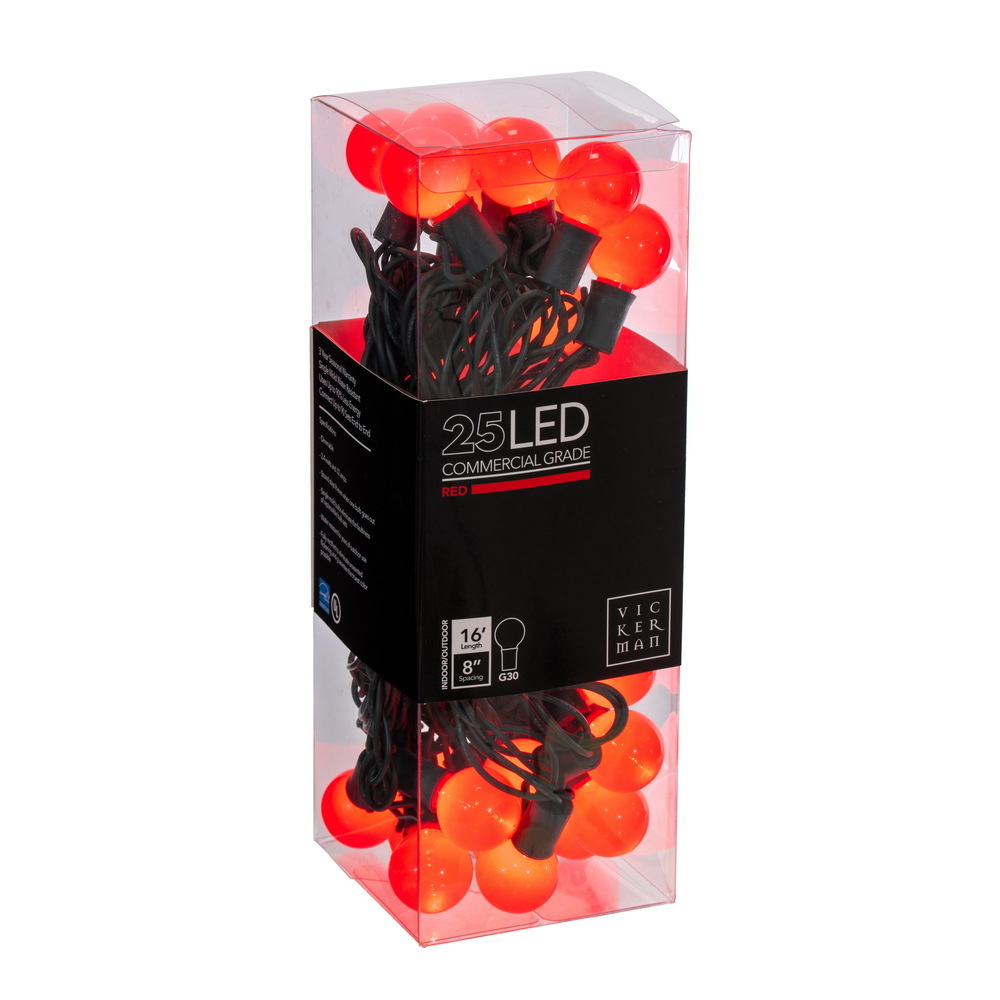 Vickerman Ceramic G30 LED Christmas Light Set
