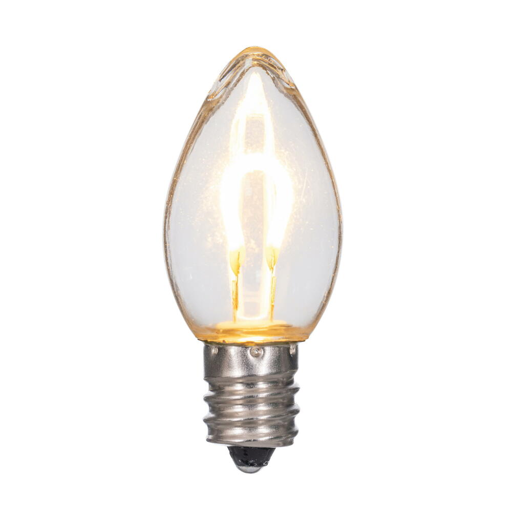 Vickerman C7 Transparent U-Shaped Filament Bulb, 25/Bag.