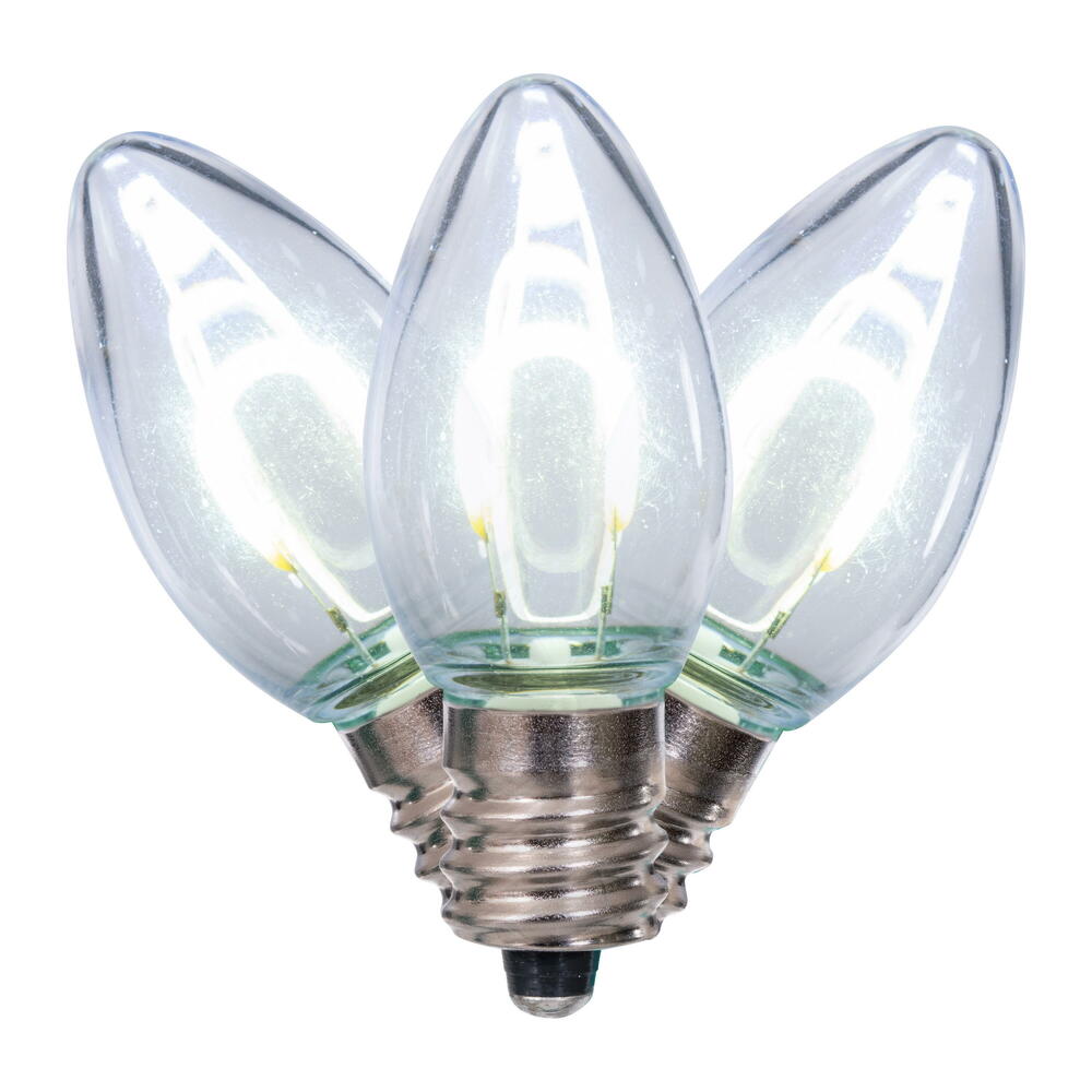 Vickerman C7 Transparent U-Shaped Filament Bulb, 25/Bag.
