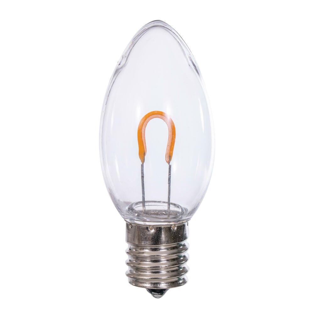 Vickerman C9 Transparent U-Shaped Filament Bulb, 25/Bag.