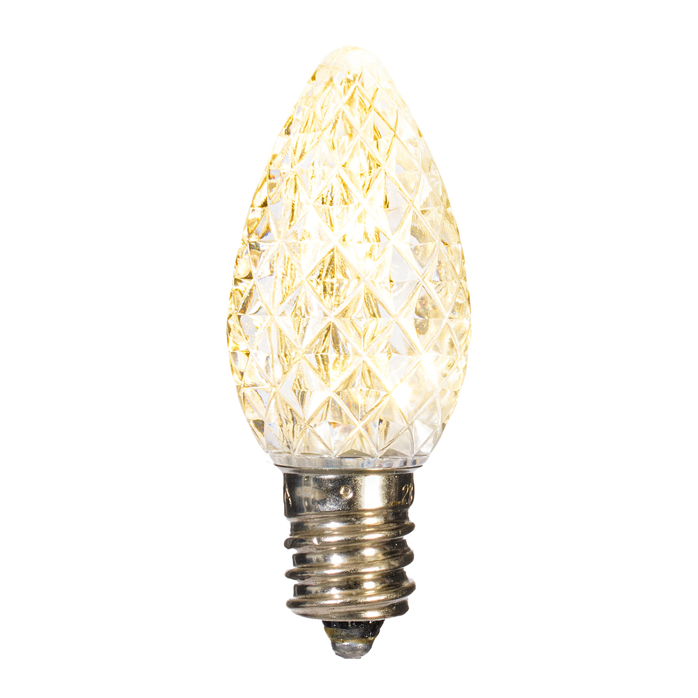 Vickerman C7 Faceted LED Replacement Bulbs, 25 Pack