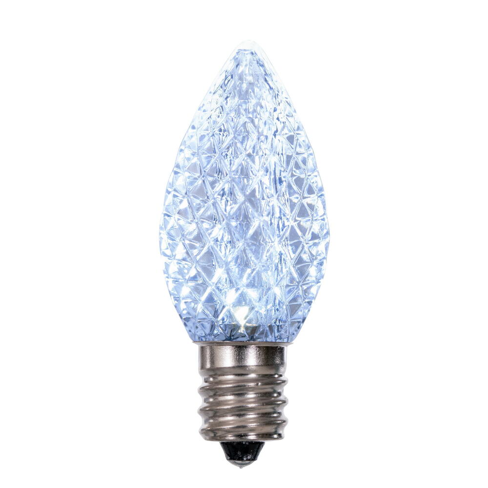 Vickerman C7 Faceted LED Replacement Bulbs, 25 Pack