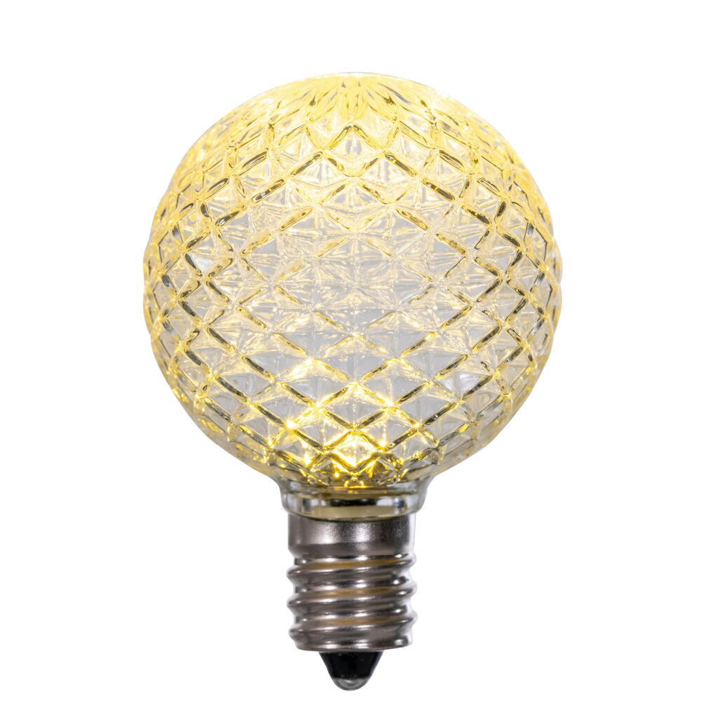 Vickerman G40 Faceted LED Replacement Bulbs 25 per Box