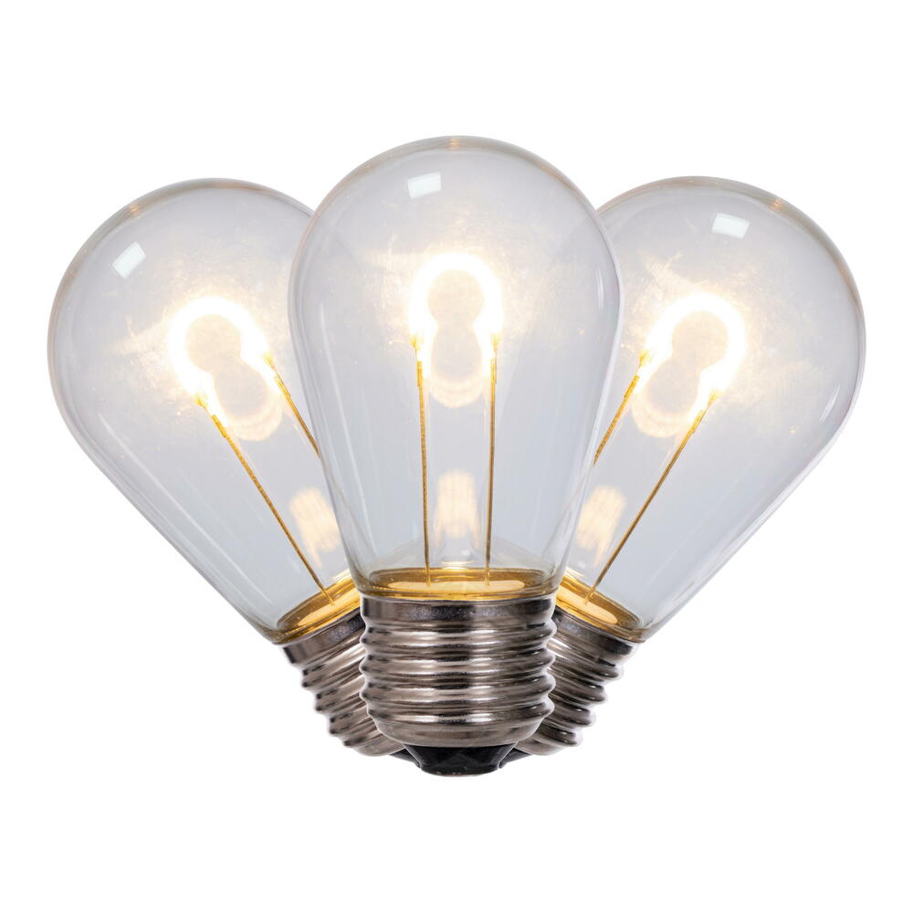 Vickerman S14 Transparent U-Shaped Filament Bulb, 10 Pcs/Bag.