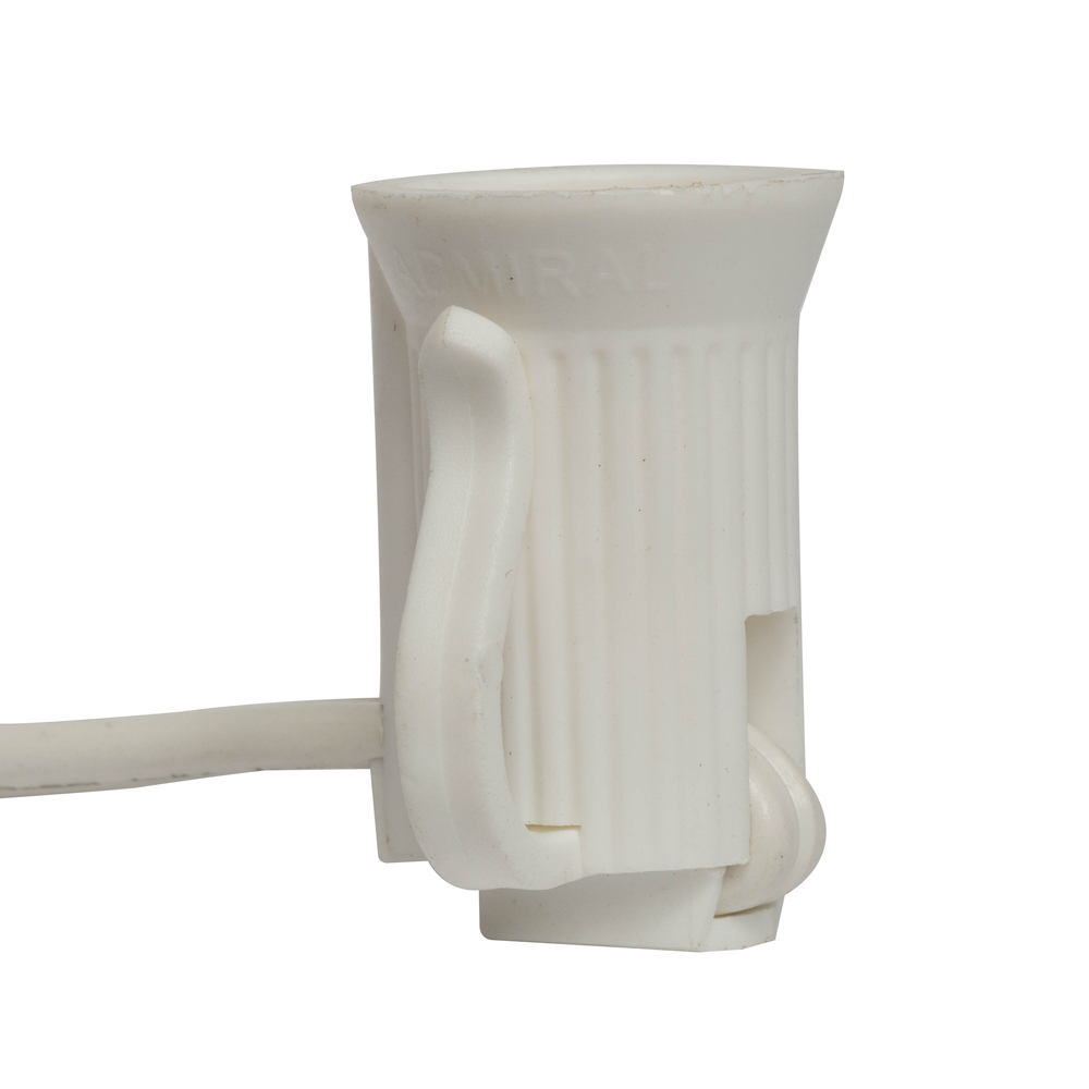 Vickerman C7 Sockets on White Wire